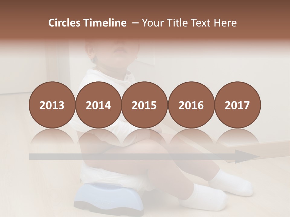 Son Caucasian Childhood PowerPoint Template