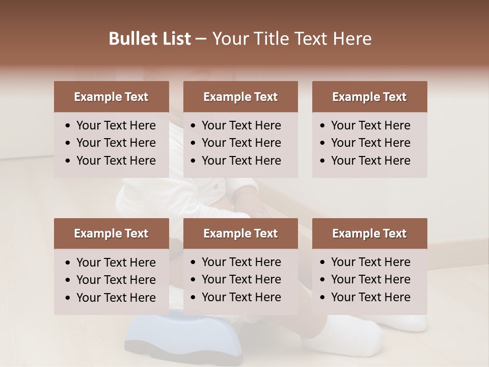 Son Caucasian Childhood PowerPoint Template