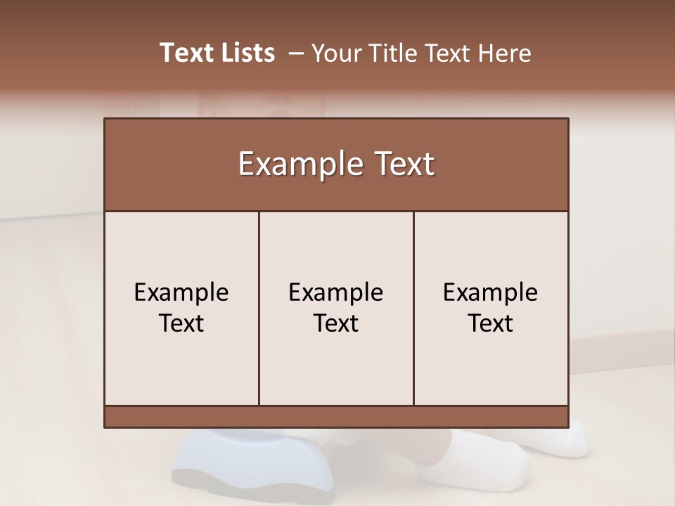 Son Caucasian Childhood PowerPoint Template
