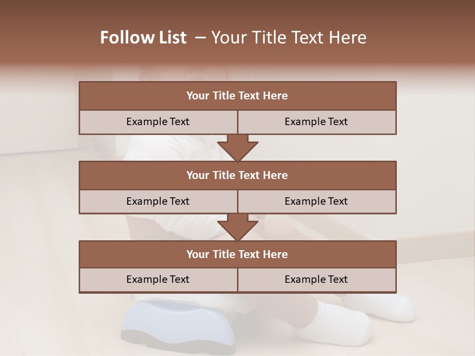 Son Caucasian Childhood PowerPoint Template