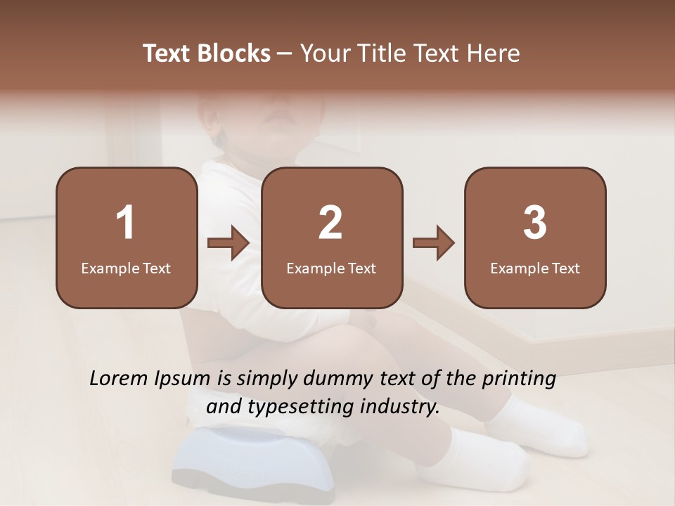 Son Caucasian Childhood PowerPoint Template