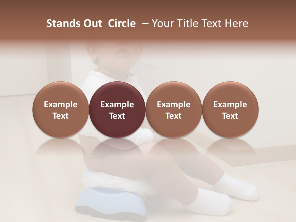 Son Caucasian Childhood PowerPoint Template