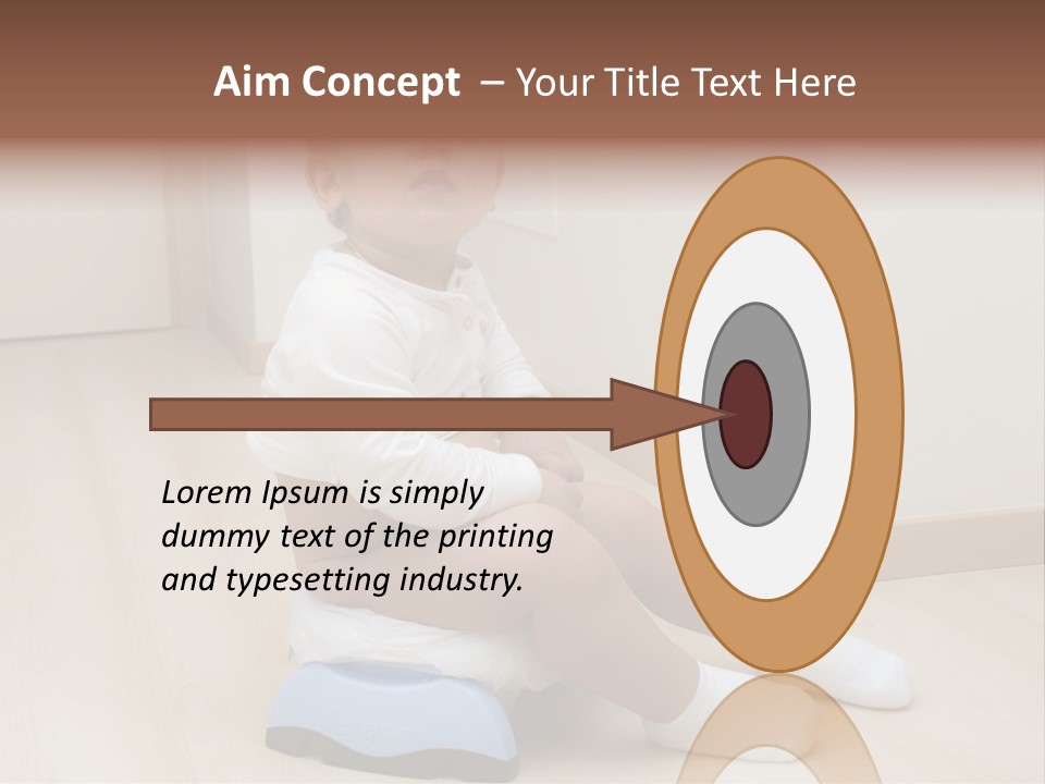 Son Caucasian Childhood PowerPoint Template