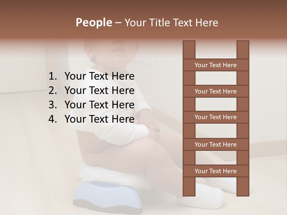 Son Caucasian Childhood PowerPoint Template