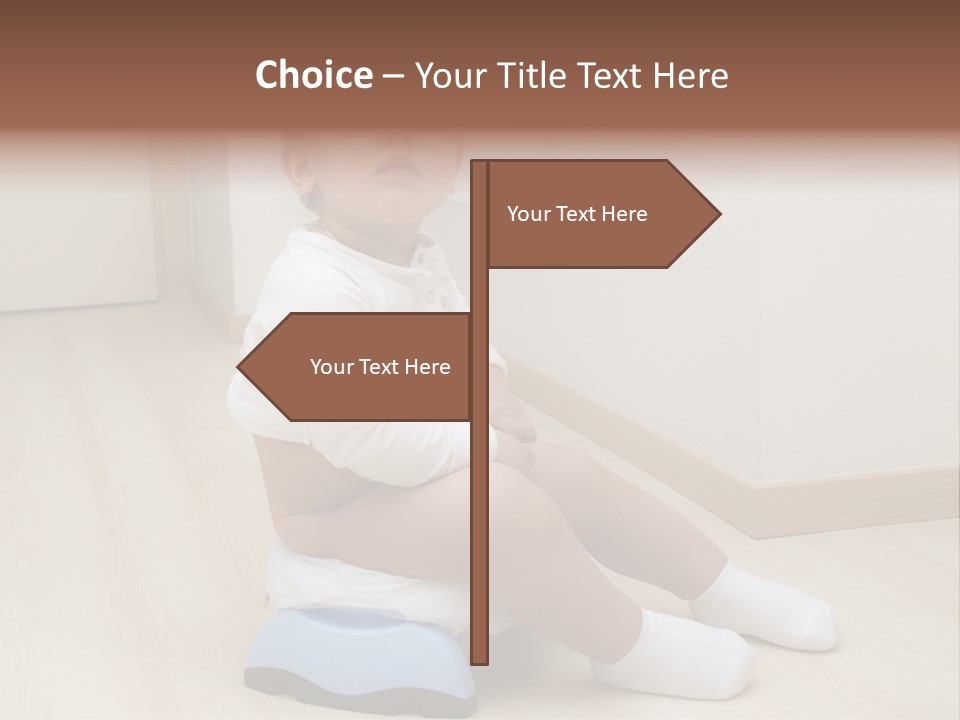 Son Caucasian Childhood PowerPoint Template