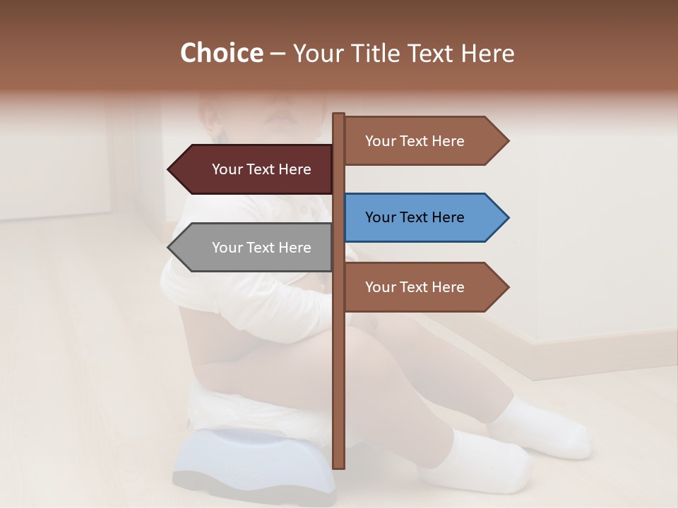 Son Caucasian Childhood PowerPoint Template