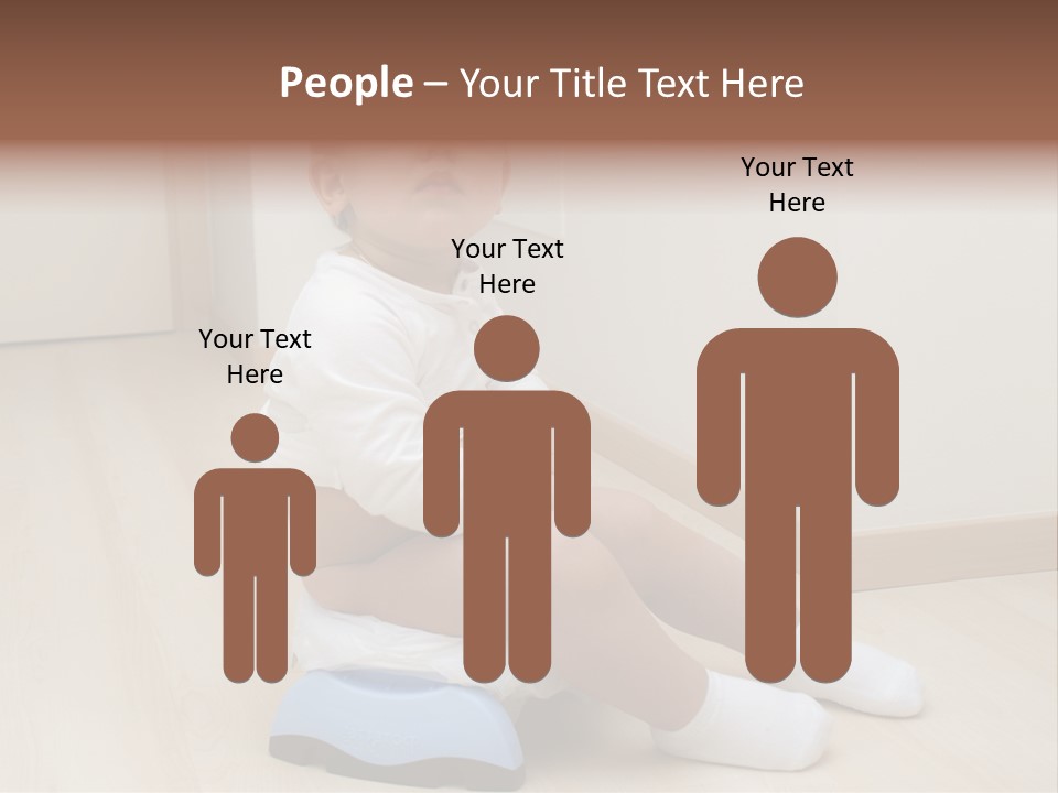 Son Caucasian Childhood PowerPoint Template