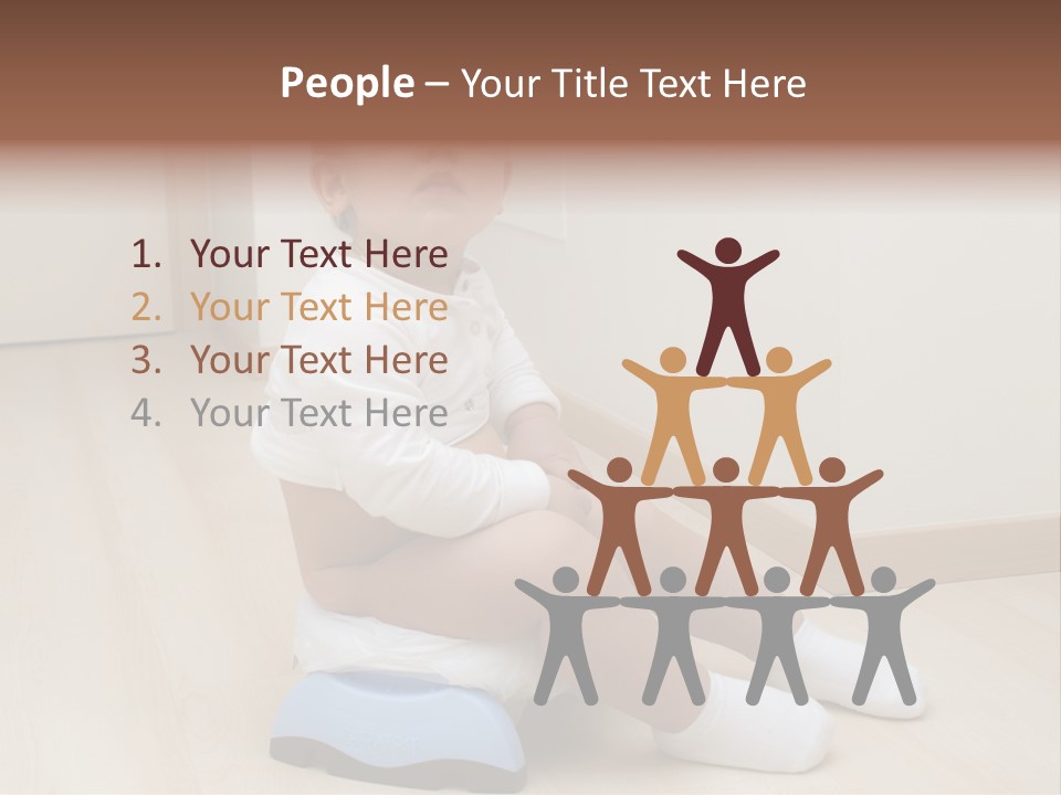 Son Caucasian Childhood PowerPoint Template