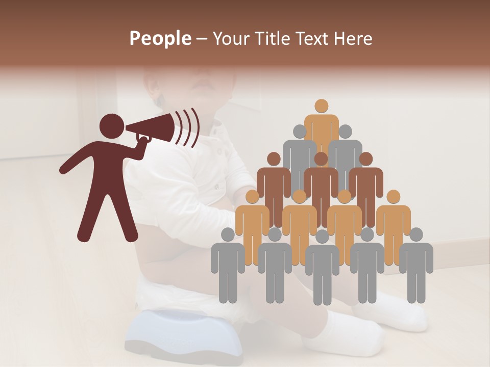 Son Caucasian Childhood PowerPoint Template