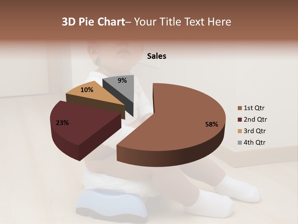 Son Caucasian Childhood PowerPoint Template