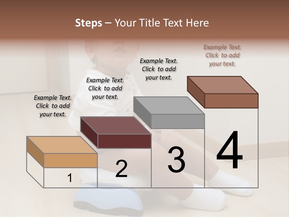 Son Caucasian Childhood PowerPoint Template