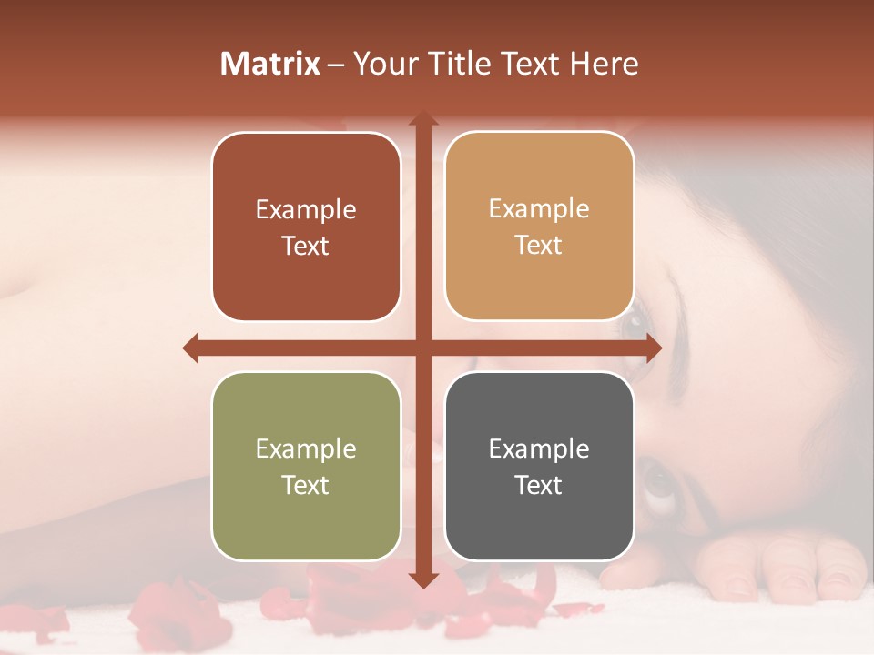 Expressing Positivity Lying Down Nude PowerPoint Template