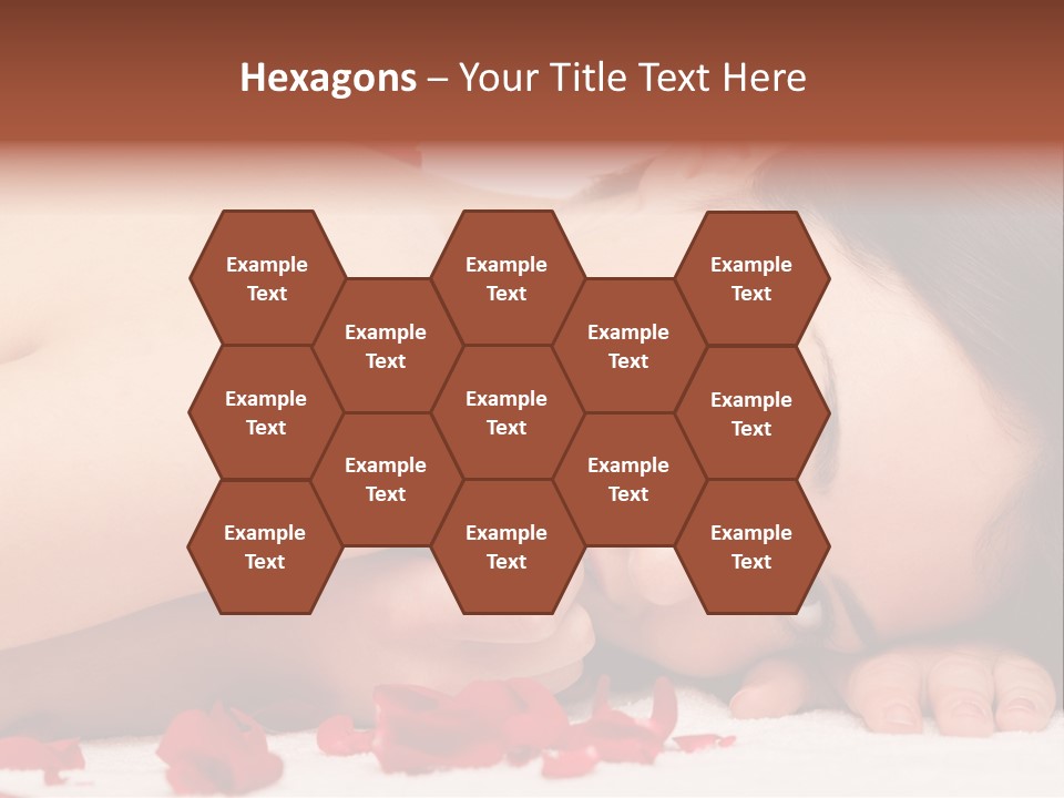 Expressing Positivity Lying Down Nude PowerPoint Template