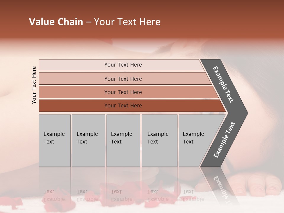 Expressing Positivity Lying Down Nude PowerPoint Template