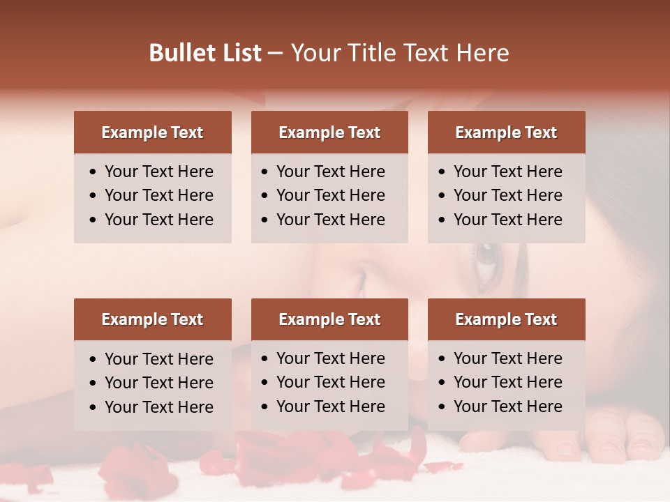 Expressing Positivity Lying Down Nude PowerPoint Template