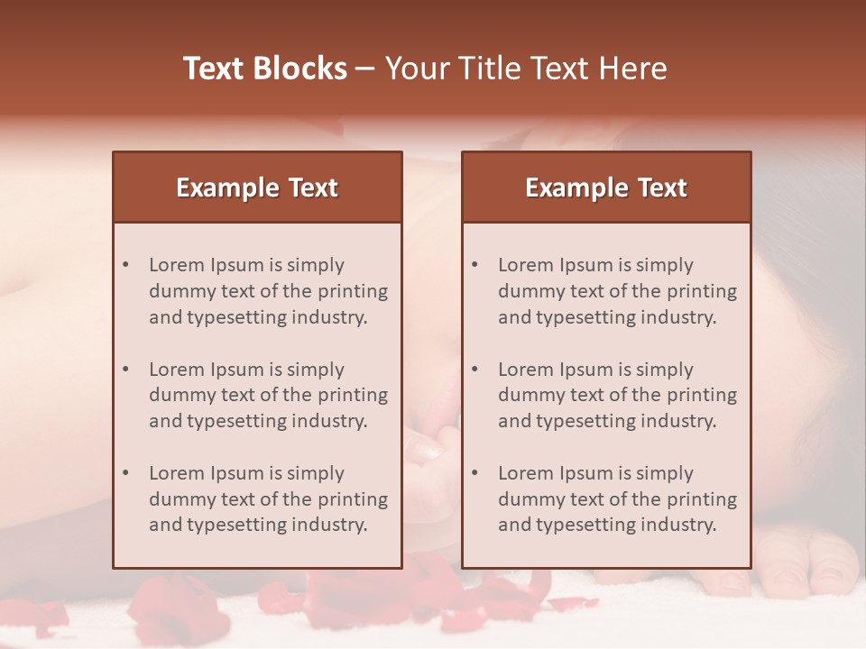 Expressing Positivity Lying Down Nude PowerPoint Template