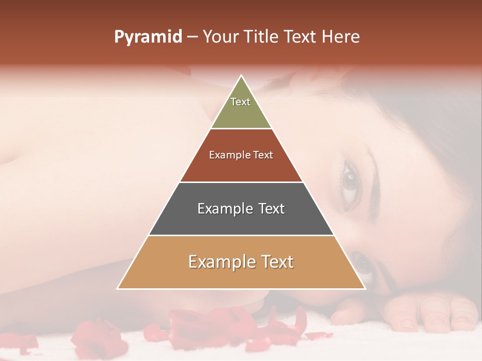 Expressing Positivity Lying Down Nude PowerPoint Template