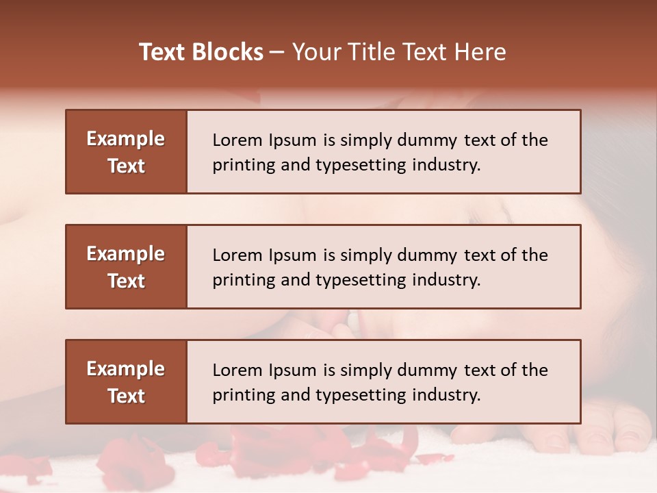 Expressing Positivity Lying Down Nude PowerPoint Template