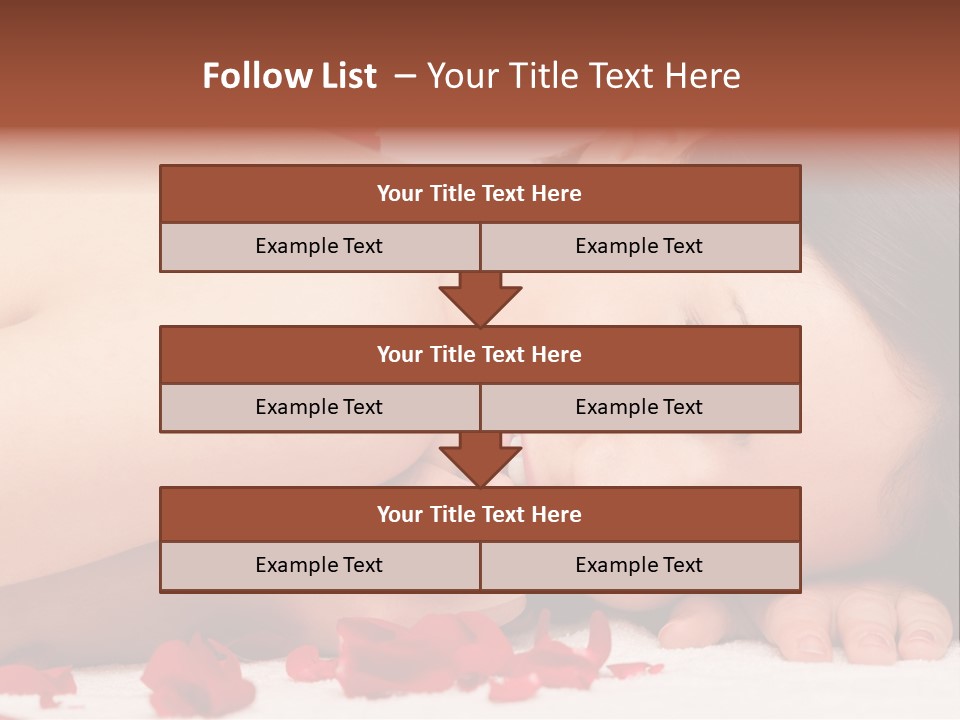 Expressing Positivity Lying Down Nude PowerPoint Template