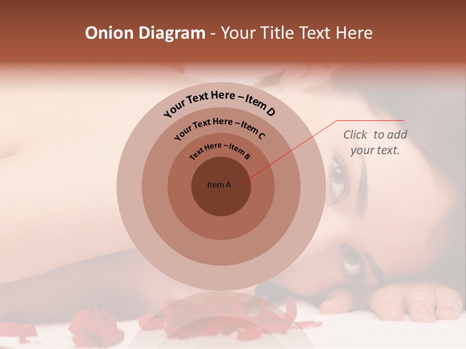 Expressing Positivity Lying Down Nude PowerPoint Template