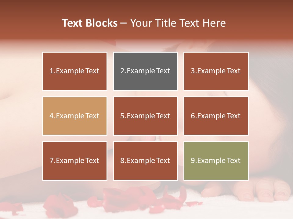 Expressing Positivity Lying Down Nude PowerPoint Template