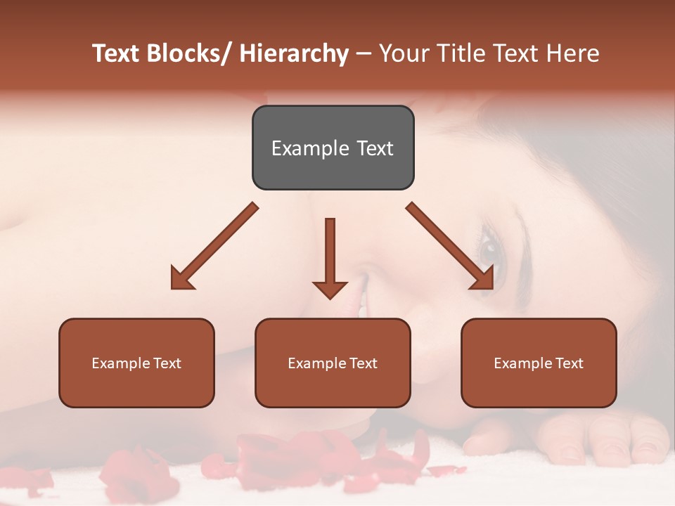 Expressing Positivity Lying Down Nude PowerPoint Template