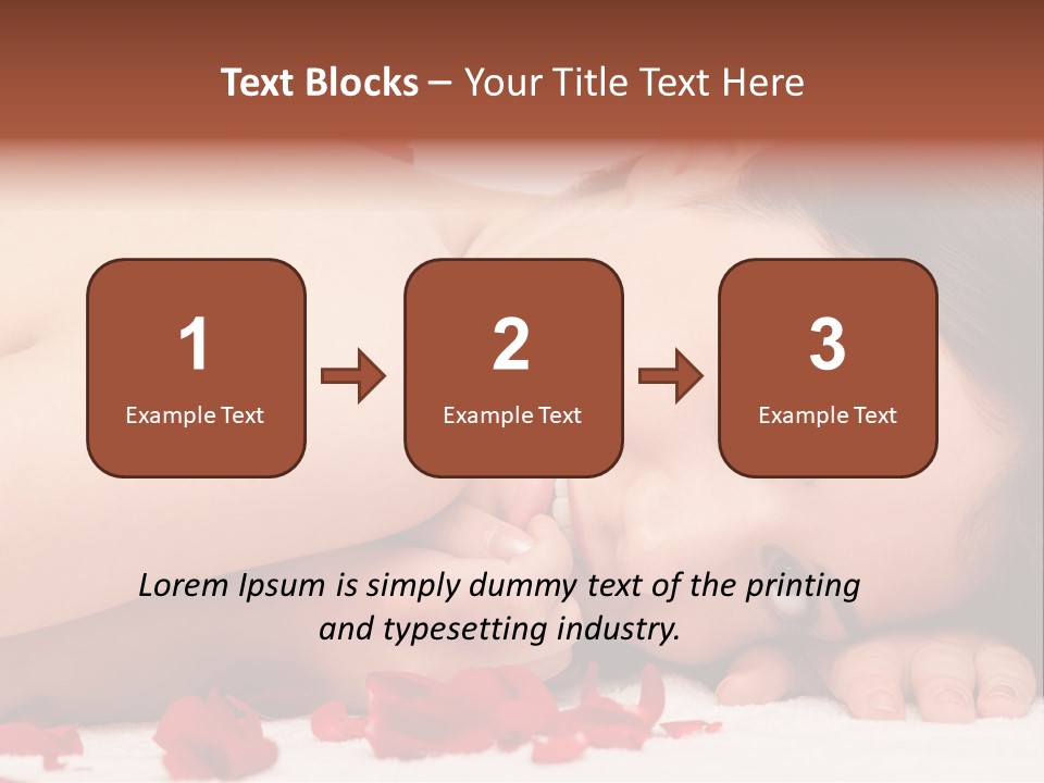 Expressing Positivity Lying Down Nude PowerPoint Template