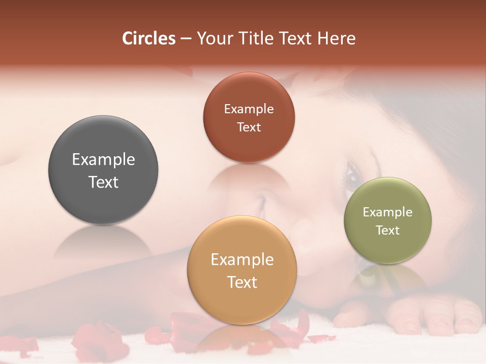 Expressing Positivity Lying Down Nude PowerPoint Template