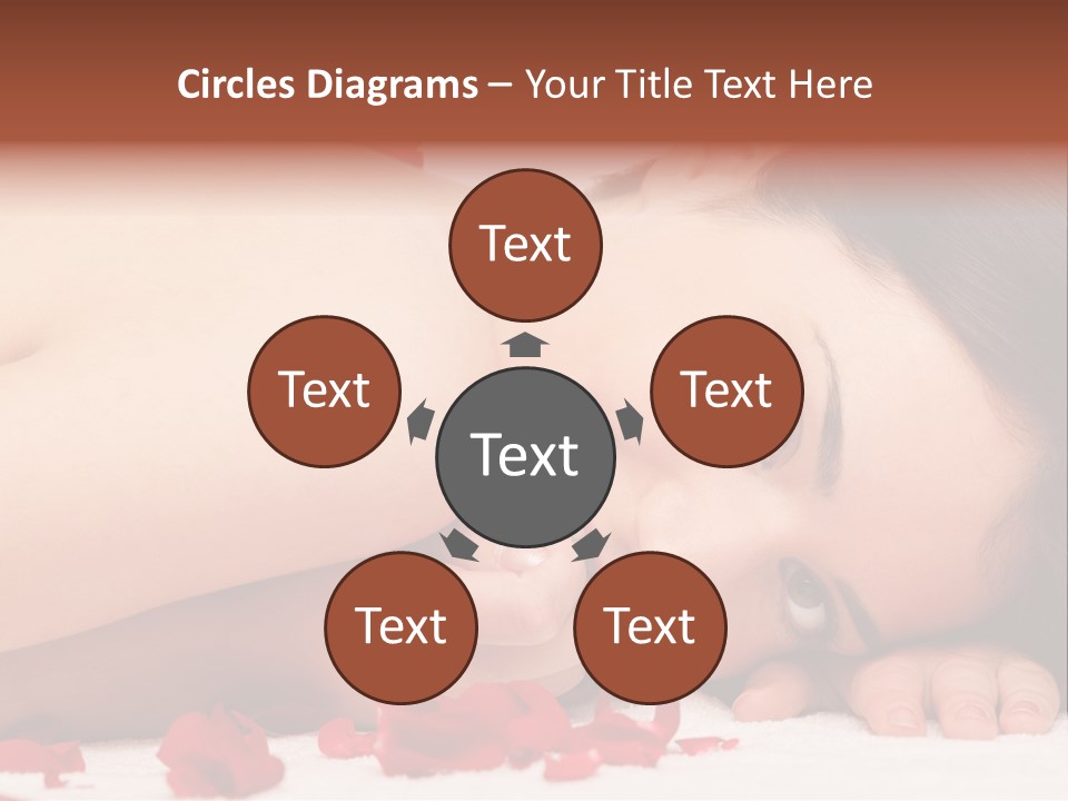 Expressing Positivity Lying Down Nude PowerPoint Template