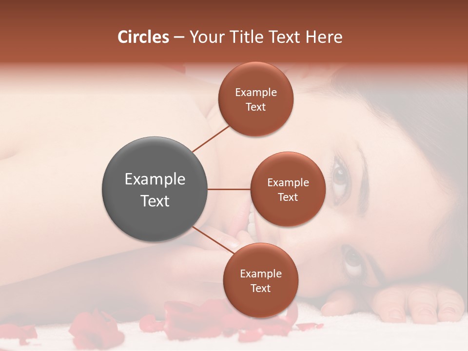 Expressing Positivity Lying Down Nude PowerPoint Template