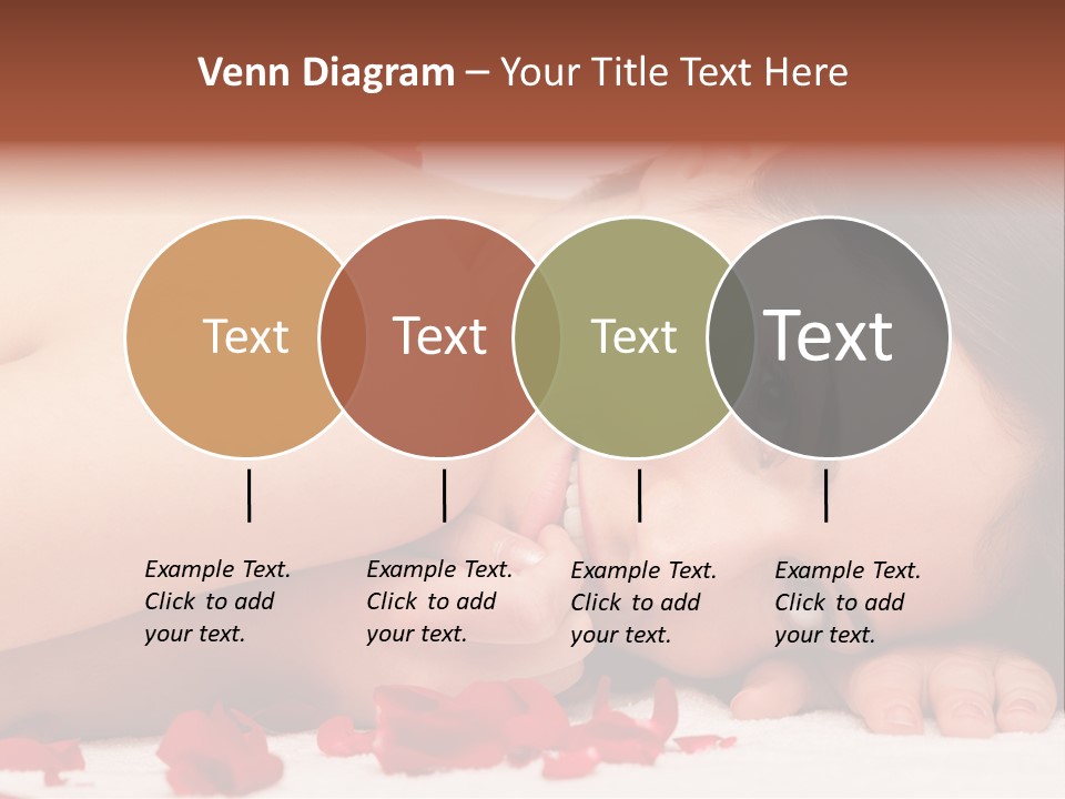 Expressing Positivity Lying Down Nude PowerPoint Template