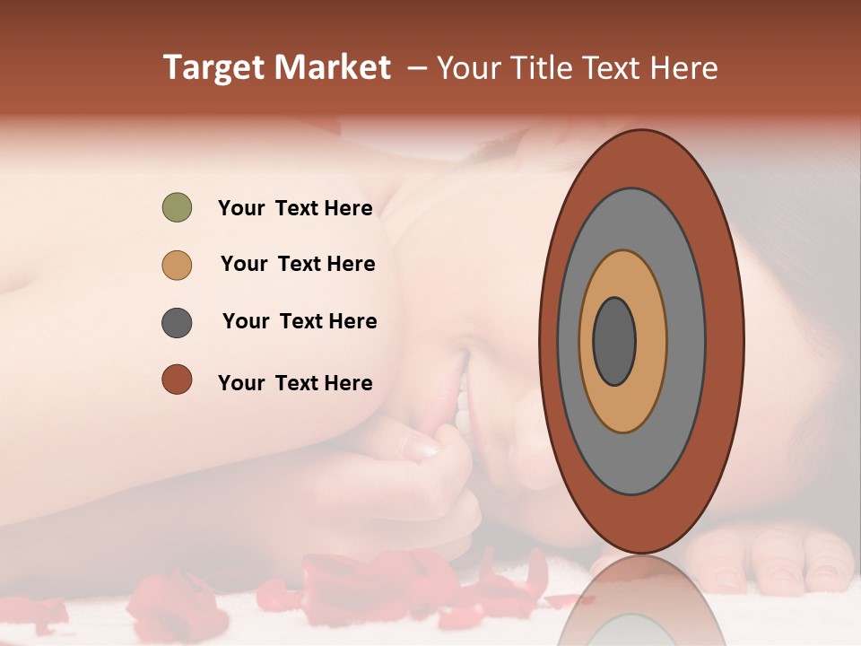 Expressing Positivity Lying Down Nude PowerPoint Template