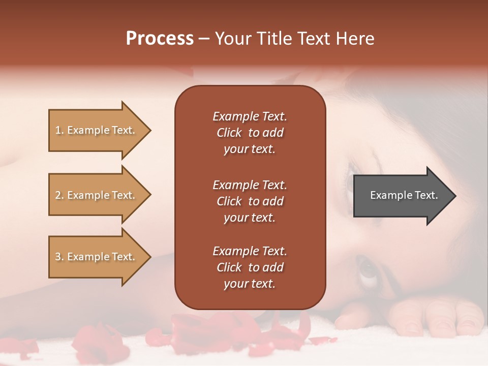 Expressing Positivity Lying Down Nude PowerPoint Template