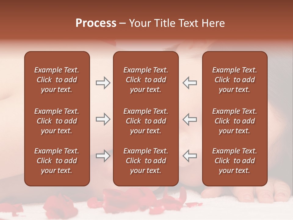 Expressing Positivity Lying Down Nude PowerPoint Template
