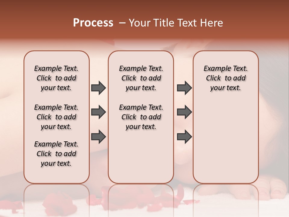 Expressing Positivity Lying Down Nude PowerPoint Template