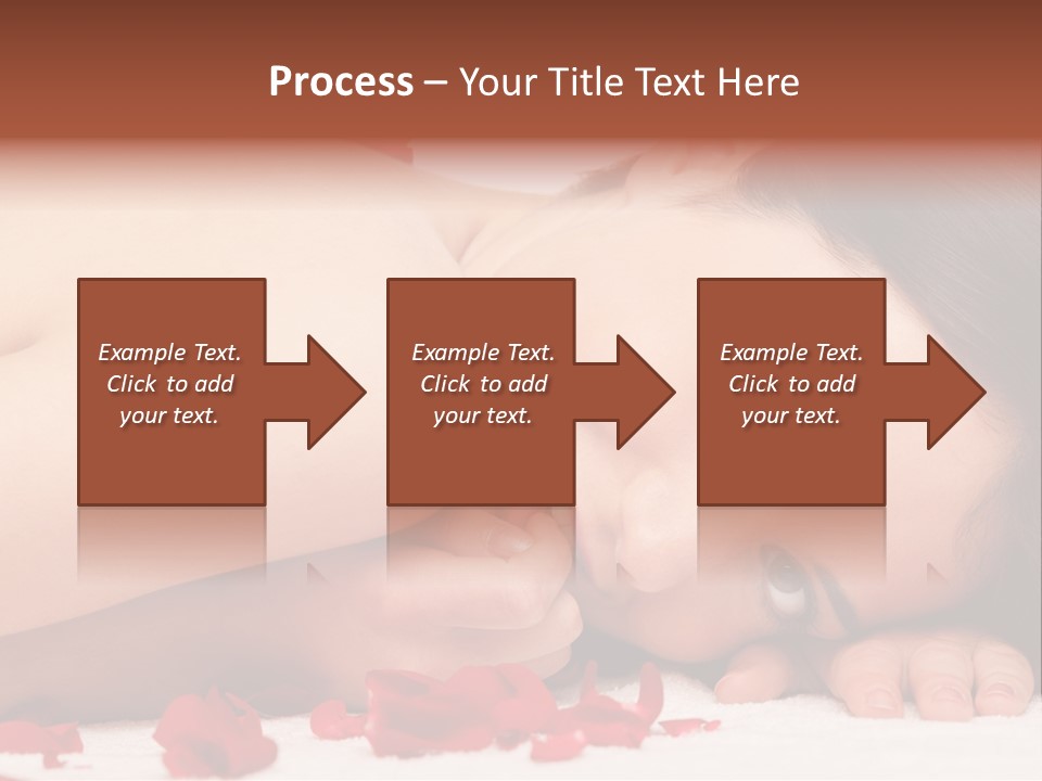 Expressing Positivity Lying Down Nude PowerPoint Template