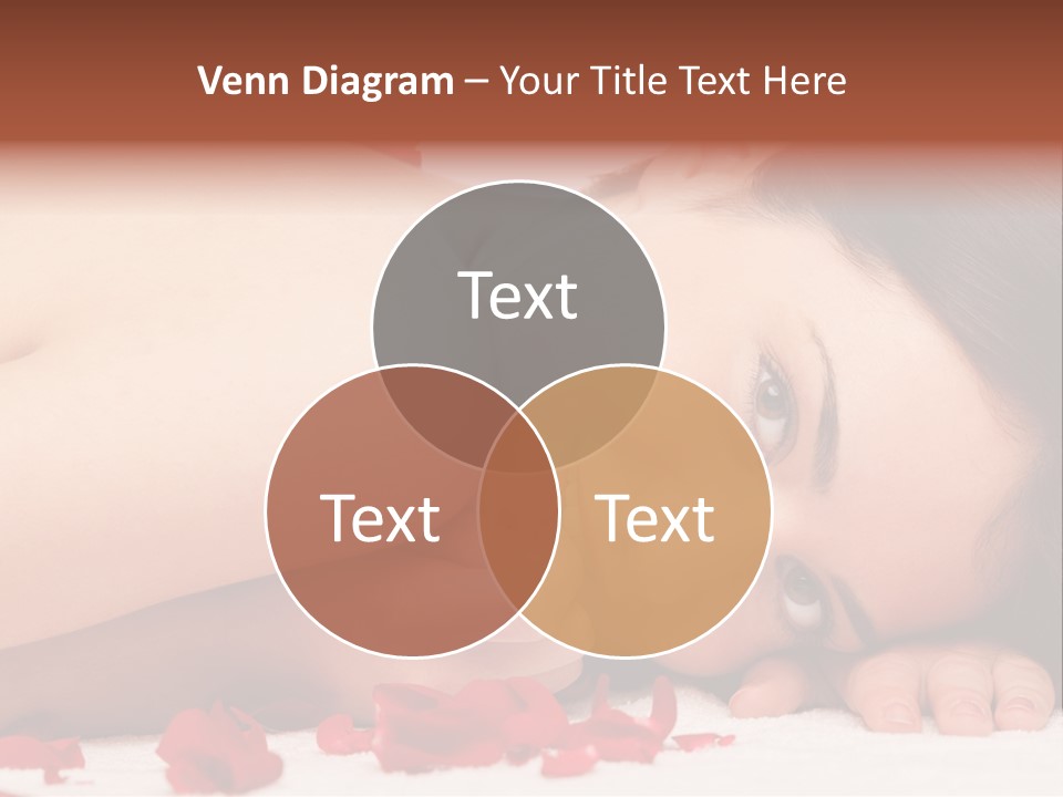 Expressing Positivity Lying Down Nude PowerPoint Template