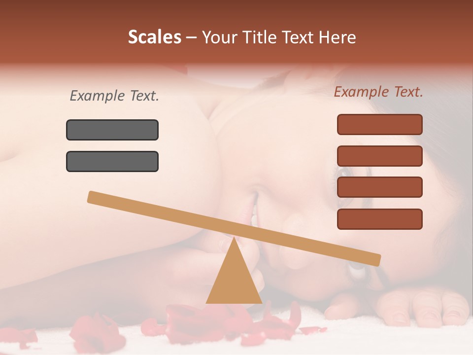 Expressing Positivity Lying Down Nude PowerPoint Template