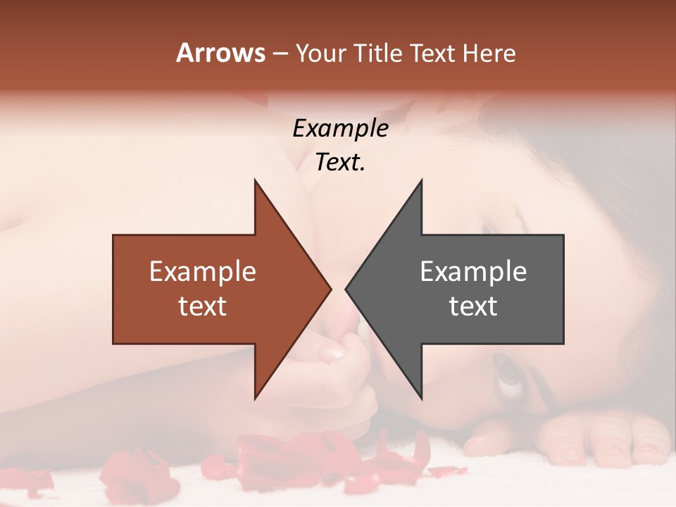 Expressing Positivity Lying Down Nude PowerPoint Template