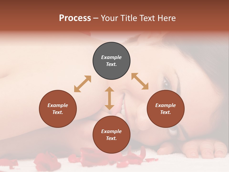 Expressing Positivity Lying Down Nude PowerPoint Template