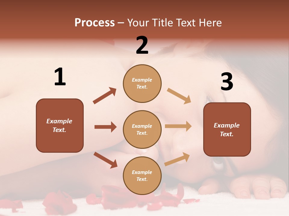 Expressing Positivity Lying Down Nude PowerPoint Template