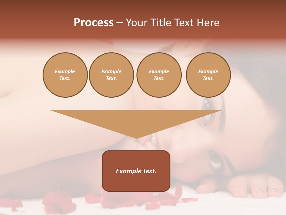 Expressing Positivity Lying Down Nude PowerPoint Template
