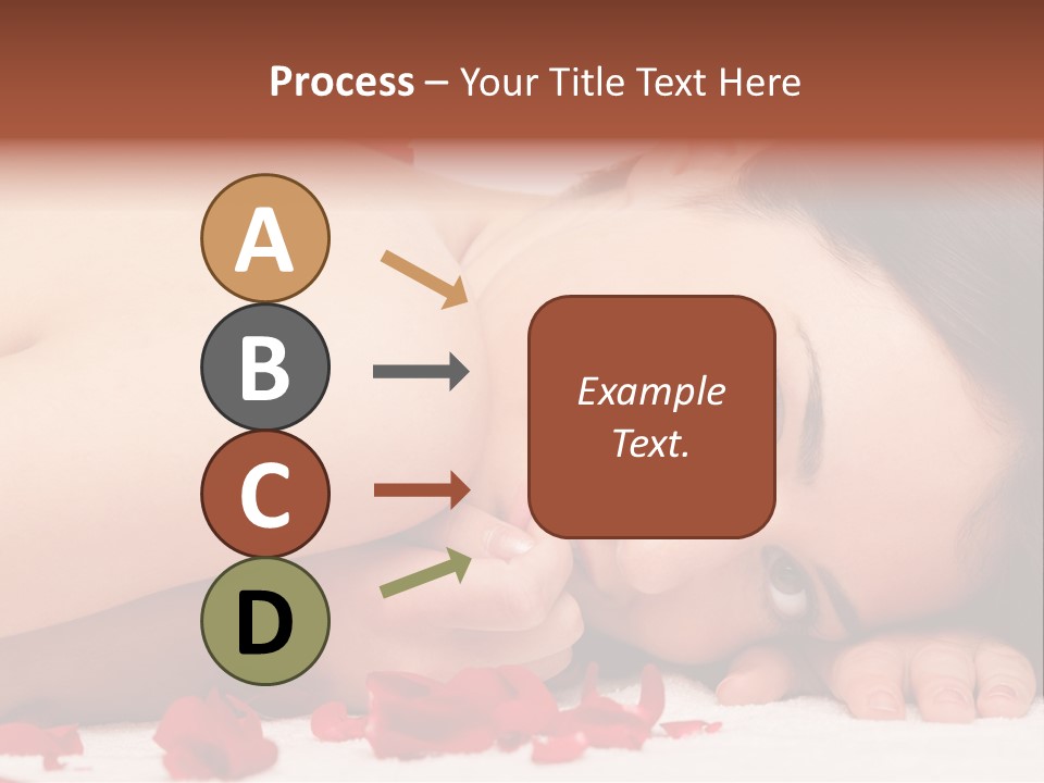 Expressing Positivity Lying Down Nude PowerPoint Template