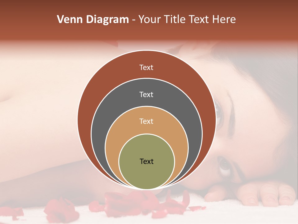 Expressing Positivity Lying Down Nude PowerPoint Template