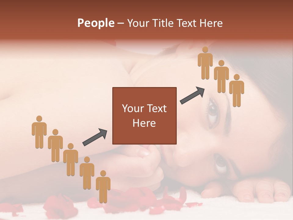 Expressing Positivity Lying Down Nude PowerPoint Template