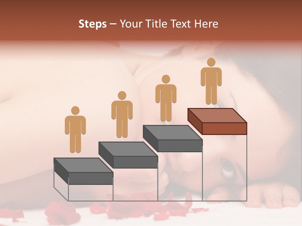 Expressing Positivity Lying Down Nude PowerPoint Template