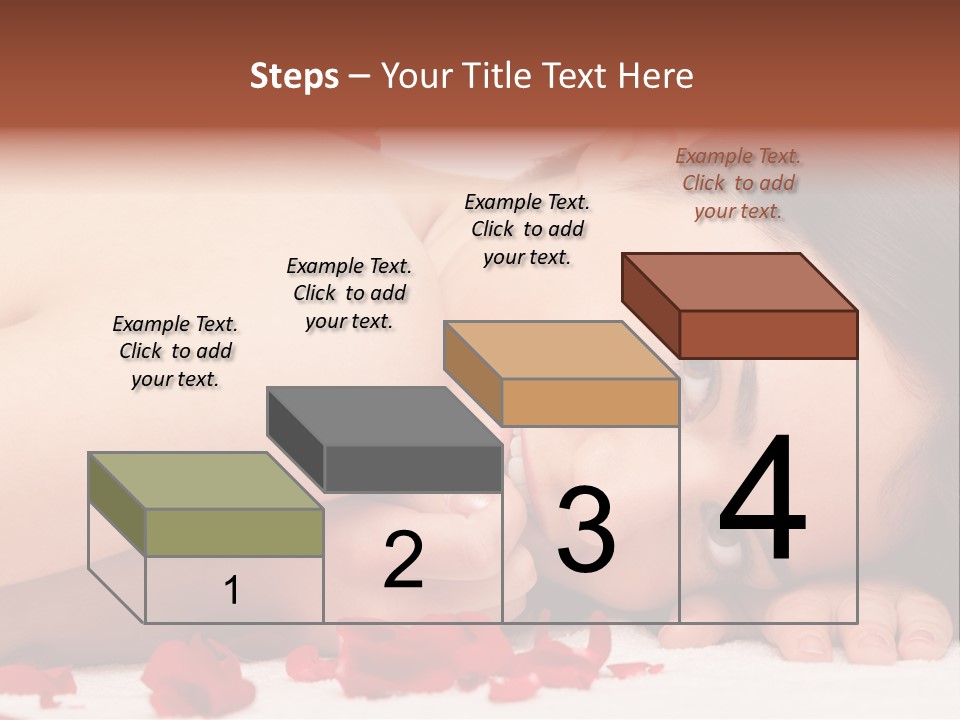 Expressing Positivity Lying Down Nude PowerPoint Template