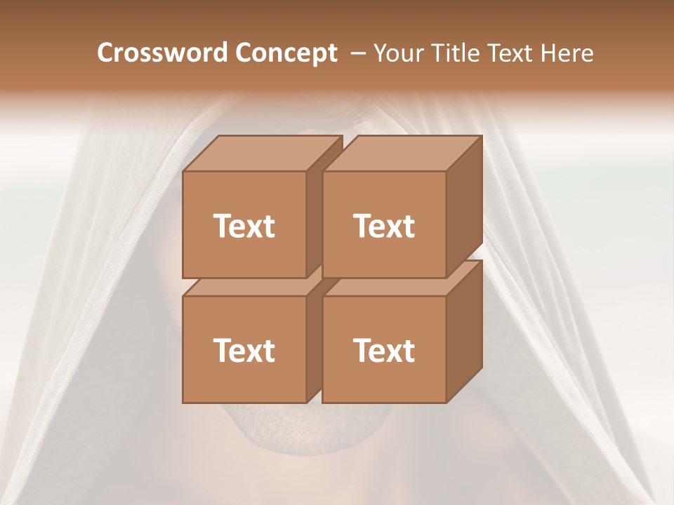 Isolated Lifestyle Eye PowerPoint Template
