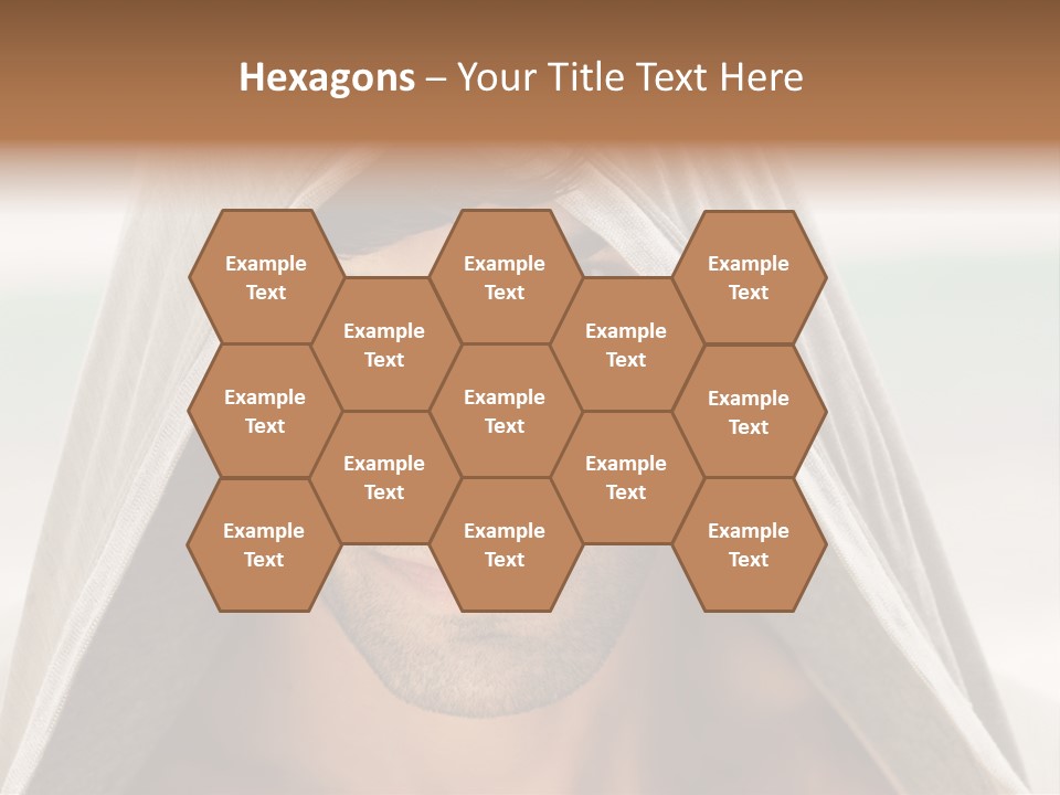 Isolated Lifestyle Eye PowerPoint Template