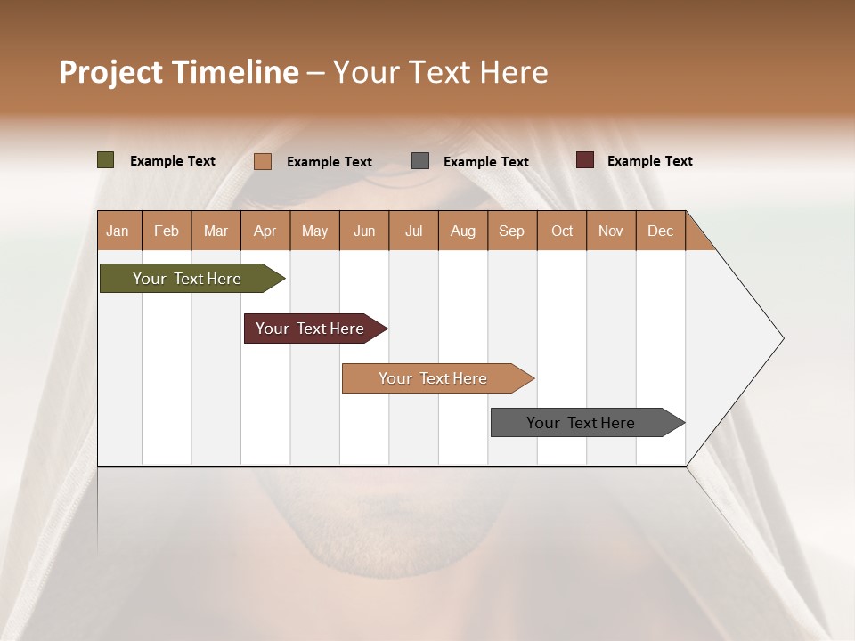 Isolated Lifestyle Eye PowerPoint Template